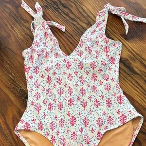 J. Crew Women's One Piece in Pink and Blue Floral-BRAND NEW WITH TAGS